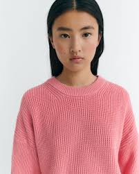 Pink Organic Cotton Sweater Carmen