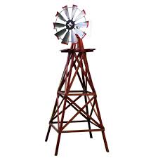 Silhouette of farmhouse with a windmill. Backyard Ideas Backyard Windmill