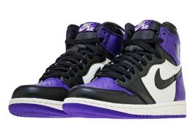Nike Air Jordan 1 Low White Black Court Purple The Air Jordan 1 Retro High Og Court Purple Arrives In Two Weeks Kicksonfire Com Sneakers Men Fashion Air Jordans Sneakers