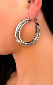 Maybe you would like to learn more about one of these? Beth Chunky Hoop Earrings In Silver Ikrush