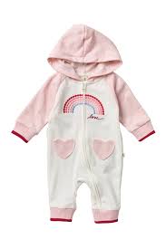 Ellen Degeneres Rainbow Embroidery Coverall Baby Girls Nordstrom Rack