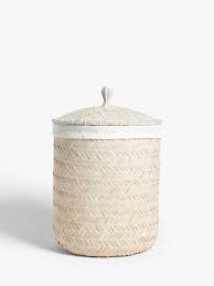 The mainstays flexible white laundry hamper is a great way to keep dirty clothes organized and off the floor with a clean white look that goes with almost any room decor. John Lewis Partners Circular Bamboo Laundry Basket Laundry Basket Washing Basket Laundry Hamper With Lid