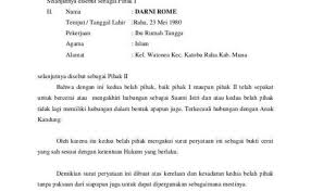 Disini kami akan kupas tuntas mengenai surat perjanjian meliputi pengertian, fungsi, cara membuat dan contoh surat perjanjian. Contoh Surat Perjanjian Cerai Contoh Surat Pernyataan Cute766