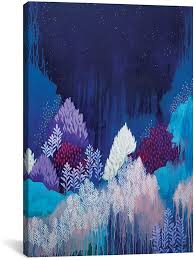 Specializing in expressionistic landscape paintings inspired by nature and the australian bush. Icanvasart Still The Night By Clair Bremner Canvas Print Abstract Painting Art Abstract