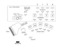 Jazz Big Band Seating Placement Earl Macdonald Composer