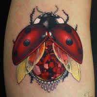 My style is to create free drawings on the body. Ladybug Tattoos Tattooimages Biz