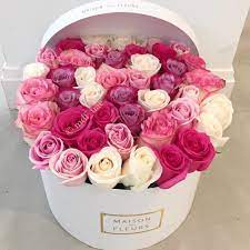 Maison Des Fleurs Boutique On Instagram Pink October Flower Box Gift Luxury Flowers Wedding Bouquets Pink