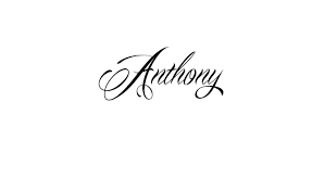Tatuagem Com Nome Anthony