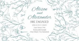 Canva print offers gorgeous paper and finish options so your engagement party invitations will always look incredibly professional and elegant. Engagement Announcements And Party Invitation Templates