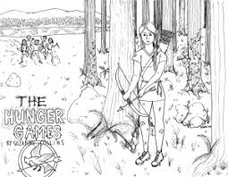 The less your students are stressed, the better results you'll get from them academically.just print and go. Hunger Games Coloring For Kids