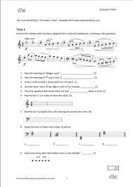 Music for grade 2grade level cluster: Grade 2 Music Theory Revision