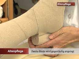 Thromboseprophylaxe 4 Kompressionsverband Altenpflege Youtube