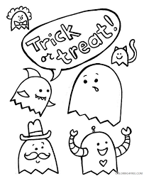 Make a fun coloring book out of family photos wi. Cute Happy Halloween Coloring Pages Coloring4free Coloring4free Com