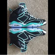 Nike Air Jordan 6 Custom Tron Popular Sneakers Hot Sneakers Nike Air Jordan 6