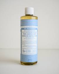 As a shampoo massage gently onto baby's hair and scalp; Dr Bronner S Baby Unscented Castile Soap 473ml Sustain