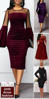 2019 Fashion Dress Outfit For Holiday Party Fashion Dresses Stylish Clothes For Women Dresses