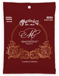 Martin M265 Magnifico Premium Classical Guitar Strings Normal Tension Plain End