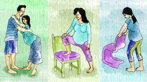 Illustrated 14 Positions That Can Help Ease Labor Pain