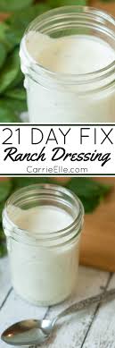 21 Day Fix Ranch Dressing Recipe 21 Day Fix Dressings 21 Day Fix Beachbody 21 Day Fix