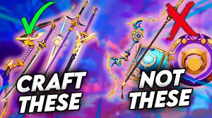 Weapons/table also has a consolidated table for all weapons. 2 0 Updated Best Crafted Weapons Guide Genshin Impact Crafted Weapon Tier List Youtube