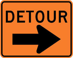 Nicholas & associates was a general contractor in the new office and shop buildings for arrow road construction's hq. Business Industrial Detour Sign W Right Arrow Street Road Construction Sign 48 X 18 3m Reflective Building Materials Supplies