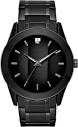 Amazon.com: Relic by Fossil Men's Rylan Three-Hand Black Stainless ...