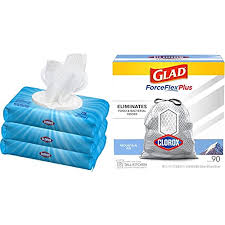 Clean and disinfect 99.9% of germs in one easy step. Clorox Disinfecting Wipes Bleach Free Cleaning Wipes Fresh Scent Moisture Lock Lid 75 Wipes Pack Of 3 With Kitchen Trash Bags 13 Gallon Mountain Air 90 Count From Clorox Accuweather Shop