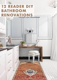 12 Diy Reader Bathroom Renovations Full Of Budget Friendly Tips Diys Real Cost And Timing Emily Henderson In 2020 Coastal Bathroom Decor Bathroom Renovation Diy Diy Bathroom