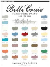 Belle Craie Color Chart