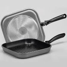 Karl Kruger Potsdam Aluguss Series Steak Pan With Ceramic Coating Black 28 Cm Grill Pan Ceramic Coating Kitchenware