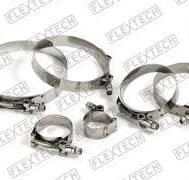 100% Stainless Steel T-Bolt Hose Clamps with Zinc Bolt - Premium Quality  "TRUE-SEAL" Brand