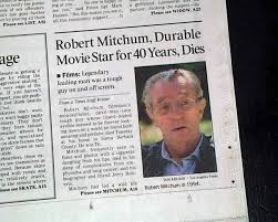 Where did robert mitchum live? Death Of Famed Actor Robert Mitchum Rarenewspapers Com