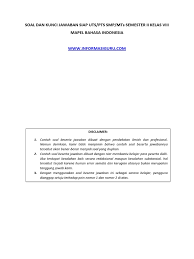 Pada rangkuman materi bahasa indonesia kelas 8 bab 6 ini kita akan membahas tentang teks ulasan. Soal Teks Ulasan Kelas 8 Kurikulum 2013 Terkait Teks