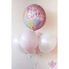 All gifts & hampers balloons. It S A Girl Baby Shower Balloon Bouquet Bb13