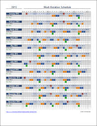 Work Rotation Schedule For Excel Schedule Template Weekly Schedule Template Excel Monthly Schedule Template