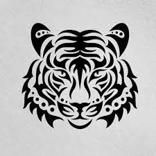 Tribal Tattoo Tiger Face Lion Tiger Animal Samoan Design Tiger Lover Car Window Yeti Laptop Decal Tribal Tattoos Tribal Tiger Tribal Tattoo Designs