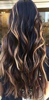 By breaking up the black hair with streaks of a lighter color, you can smoothly transition out of a solid black color in a gradual way. 31 Balayage Highlight Ideas To Copy Now Stayglam Blonde Highlights On Dark Hair Dark Hair With Highlights Blonde Balayage Highlights On Dark Hair