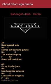 Lagu sunda pangandaran adalah karya doel sumbang. Kunci Gitar Pop Sunda