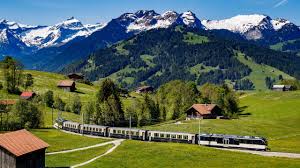 Travel across Switzerland by panorama ...