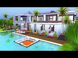 The sims 4 is still going strong years after release. Modern Villa Sims 4 Base Game Sims 4 Speed Build Youtube