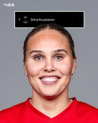 Finland's coach accidentally called up 51-year-old 𝑺𝒕𝒊𝒏𝒂 Ruuskanen  instead of 23-year-old 𝑵𝒂𝒏𝒏𝒆 Ruuskanen for their match against Serbia  yesterday — same last name, very different careers 😅 Stina last played for  Finland