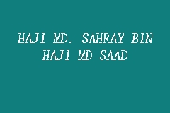 Lim boon ka bsc (hons). Haji Md Sahray Bin Haji Md Saad Pesuruhjaya Sumpah In Banting