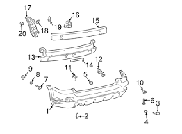 In a 2009 pontiac vibe : Bumper Components Rear For 2005 Pontiac Vibe Gm Parts Center