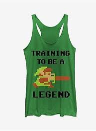 Nintendo Legend Of Zelda Link Training Girls Tanks Tank Girl Legend Of Zelda Womens Tank