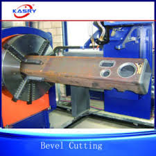 Chuck Type Metal Tube Pipe Channel Cutter Bevel Cutting Machine