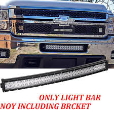 20 Led Light Bar Lower Hidden Bumper For 2011 14 Chevy Silverado 2500 3500hd Chevy Silverado Chevy Silverado 2500 Bar Lighting