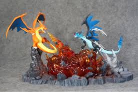 Mega Charizard X Vs Mega Charizard Y Battle Statue Pokemon Articuno Pokemon Pokemon Merchandise
