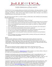 This is the perfect way to express how your specific skills are relevant to the open position. Call For Submissions Of Poetry And Art