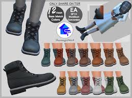 Next will be a lookbook featuring the cc clothing in this video. Sims 4 Shoes Male