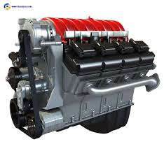 Car Engine 3d Model Car Engine Engineering Car Model